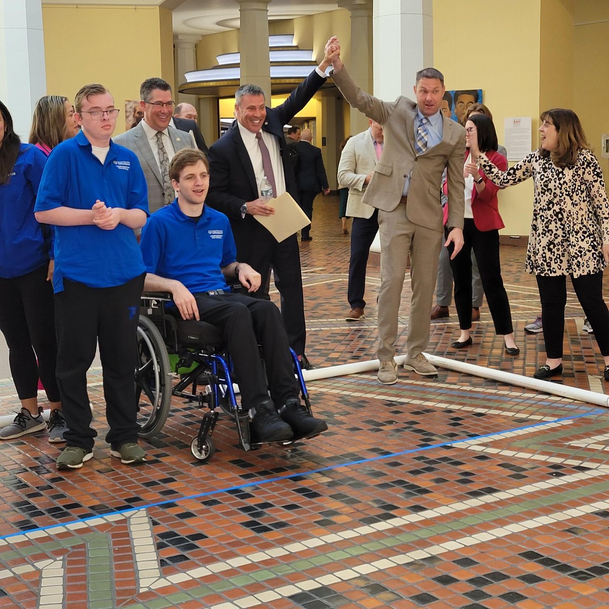 Special Olympics PA was in the Capitol this week and I promised them last weekend that I would stop by for a round of bocce. I'm going to stick to basketball as my sport, but I had a great time connecting again with these athletes. Proud to support such a great organization!