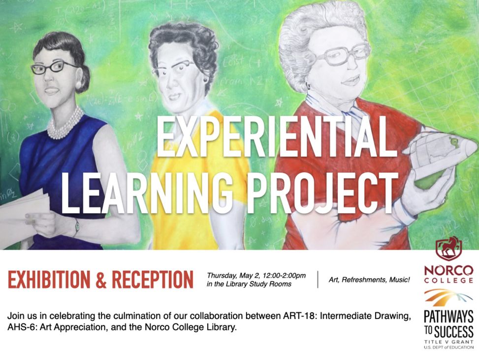 Join us for a reception honoring the collaborative efforts of the students, faculty, and staff involved in the Pathways to Success Experiential Learning Project. The opening reception will take place today from 12pm-2pm in the NC Library Study Rooms. #art #library