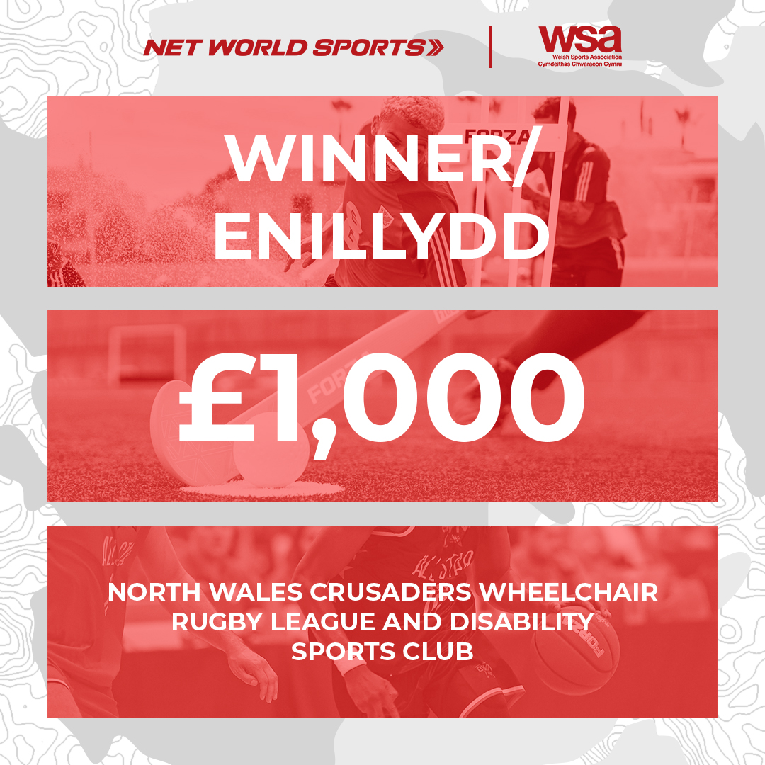 🎉And the big one... The main winner and recipient of £1000 in the WSA x @networldsports competition is... ✨@NWCWhRLandDSC✨ 👏Llongyfarchiadau!