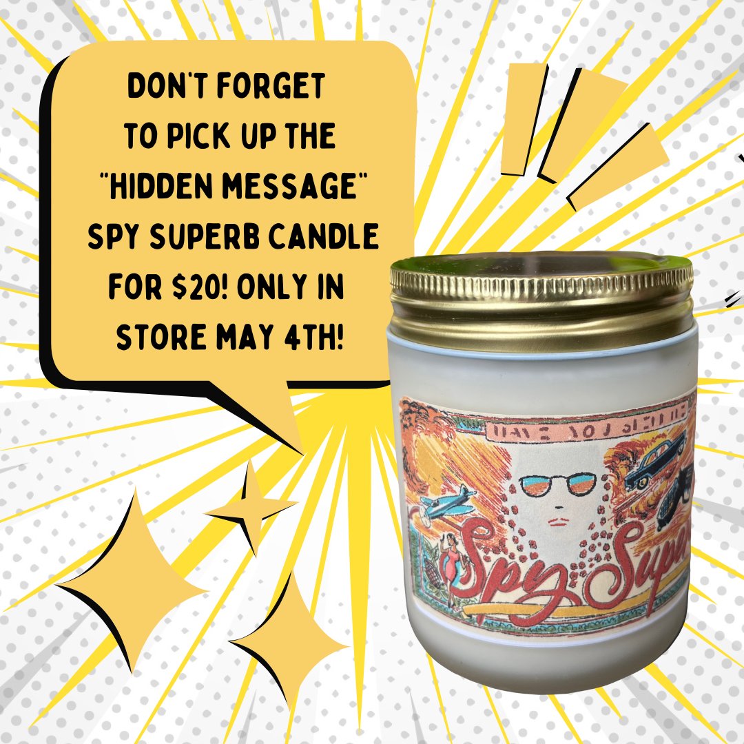 Celebrate Free Comic Book Day THIS Saturday, May 4th, with @BettysBooksSTL and @ASTLComics (featuring @TheKyleStarks )! Make sure to stop by Webster Wax to see @brihurtt and me! We're signing books from 12pm-2pm! Pick up all your candle needs and free comics! #freecomicbookday