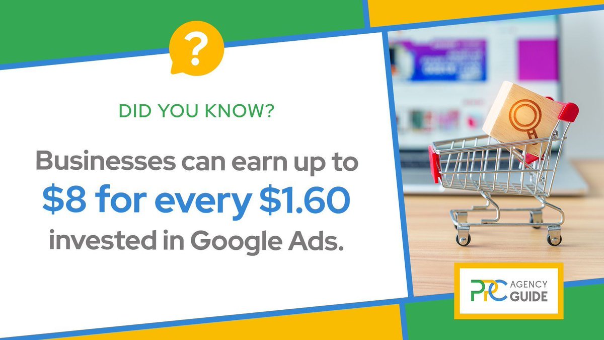 💡 Did You Know: While the average is closer to $2 for every $1 spent, a well-optimized campaign will deliver even better ROI.
#PPCAdvertising #Google #PaidAdvertising