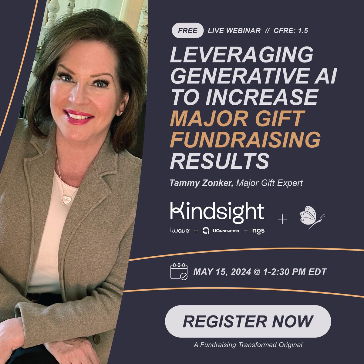 [CFRE Webinar] Unlock the secrets of #GenerativeAI in #majorgift fundraising with my free webinar on May 15! Develop Major Gift Investment Proposals. Limited spots available—claim your free spot now! bit.ly/3VZ5G0M