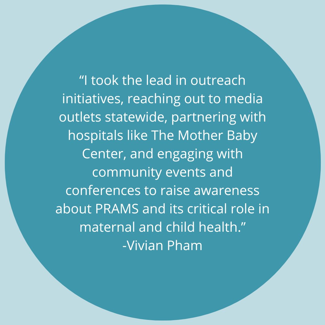 #UMNMCH student, Vivian Pham wrote this reflection on how her deployment with Minnesota PRAMS has contributed to her transformative journey in MCH, shaping her into a steadfast advocate for the well-being of families and children worldwide. Click the link in our bio to read!
