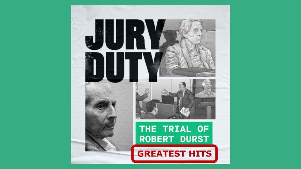 Installment 6 of The Trial of Robert Durst: Greatest Hits is Season 1 Episode 6: Bob’s Texas Acquittal.

crimestory.com/2024/04/30/s10…

#crimestory #crimestorymedia #jury #juryduty #robertdursttrial #criminaljustice #criminaljusticereform #truecrimepodcast #podcast