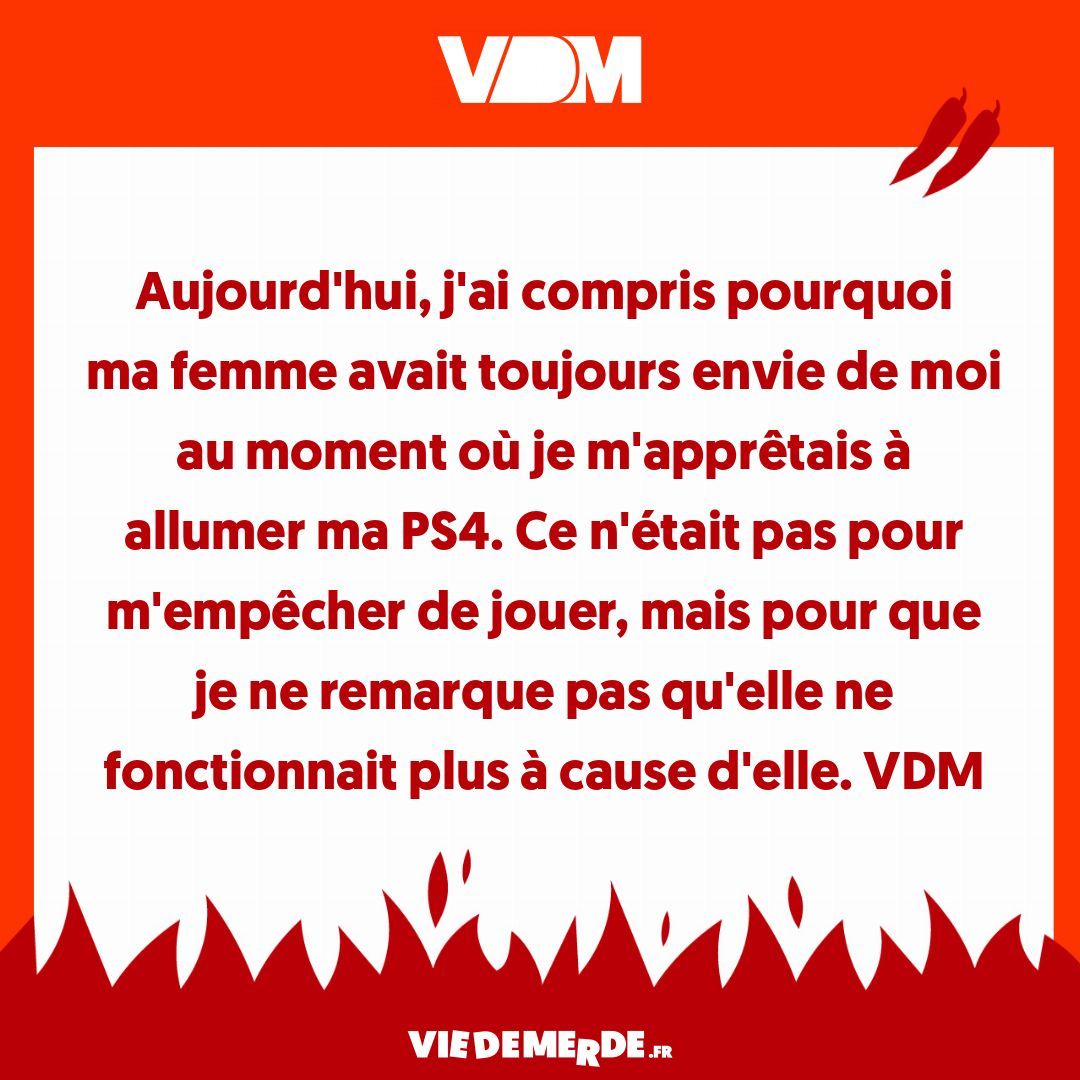 Aujourd'hui, partagez vos VDM ici : viedemerde.fr/?submit=1 et/ou téléchargez l'appli VDM officielle - viedemerde.fr/app