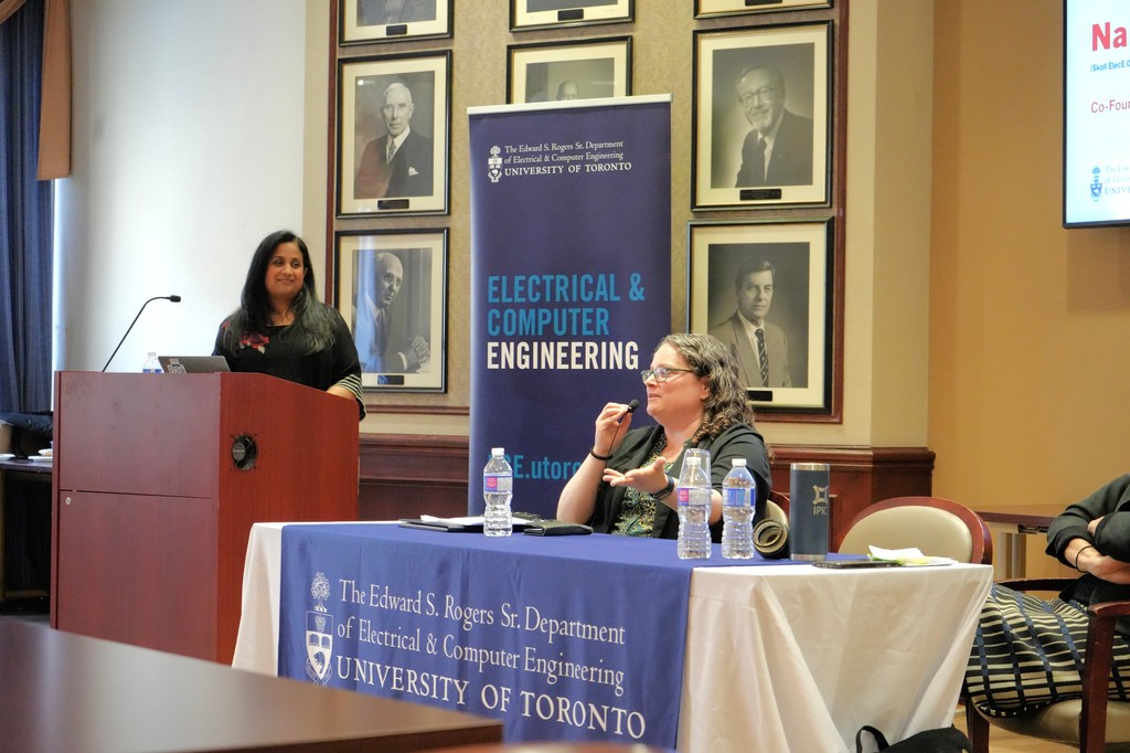 A big thank you to everyone who joined us at our last ECE Amplifier event! It was an informative discussion hosted by ECE Chair Professor Deepa Kundur alongside our distinguished panellists, Cindy Rottmann, Isi Caulder, and Narinder Dhami. 🌟 #UofTEngineering #UofT