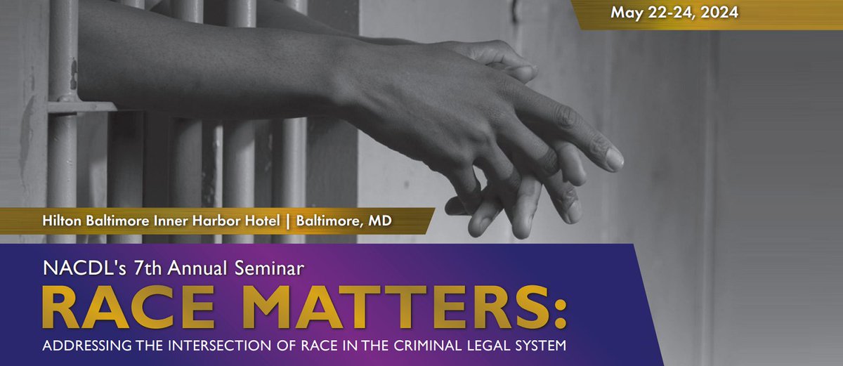 BPDA's Training Chair Ieshaah Murphy will be presenting at @NACDL's 2024 Race Matters Seminar, happening May 22-24 in Baltimore! She'll speak on 'Lawyering Outside the Courtroom: The Power of Community.' Register and learn more: nacdl.org/Event/2024-Rac….