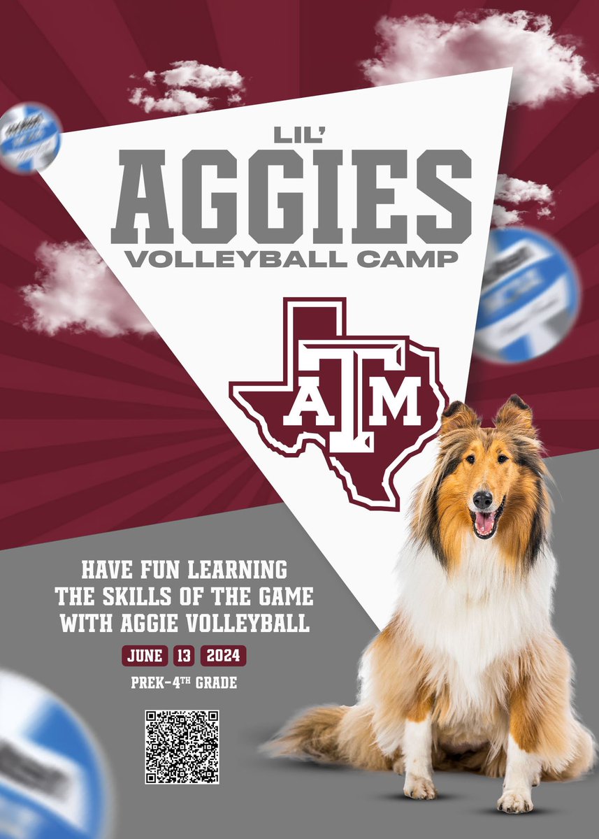 Look out lil’ Ags there’s a camp just for you 👍

Follow the link in our bio to sign up now 🤩

#GigEm // #AggieVB