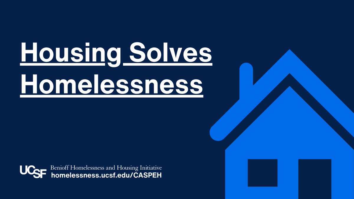 Increasing affordable housing is key to reducing homelessness. Our top 3 recs: ➡️ Support housing production ➡️ Expand rental subsidies ➡️ Make subsidies work better This #AffordableHousingMonth, let's embrace effective solutions. Learn more: homelessness.ucsf.edu/our-impact/stu…