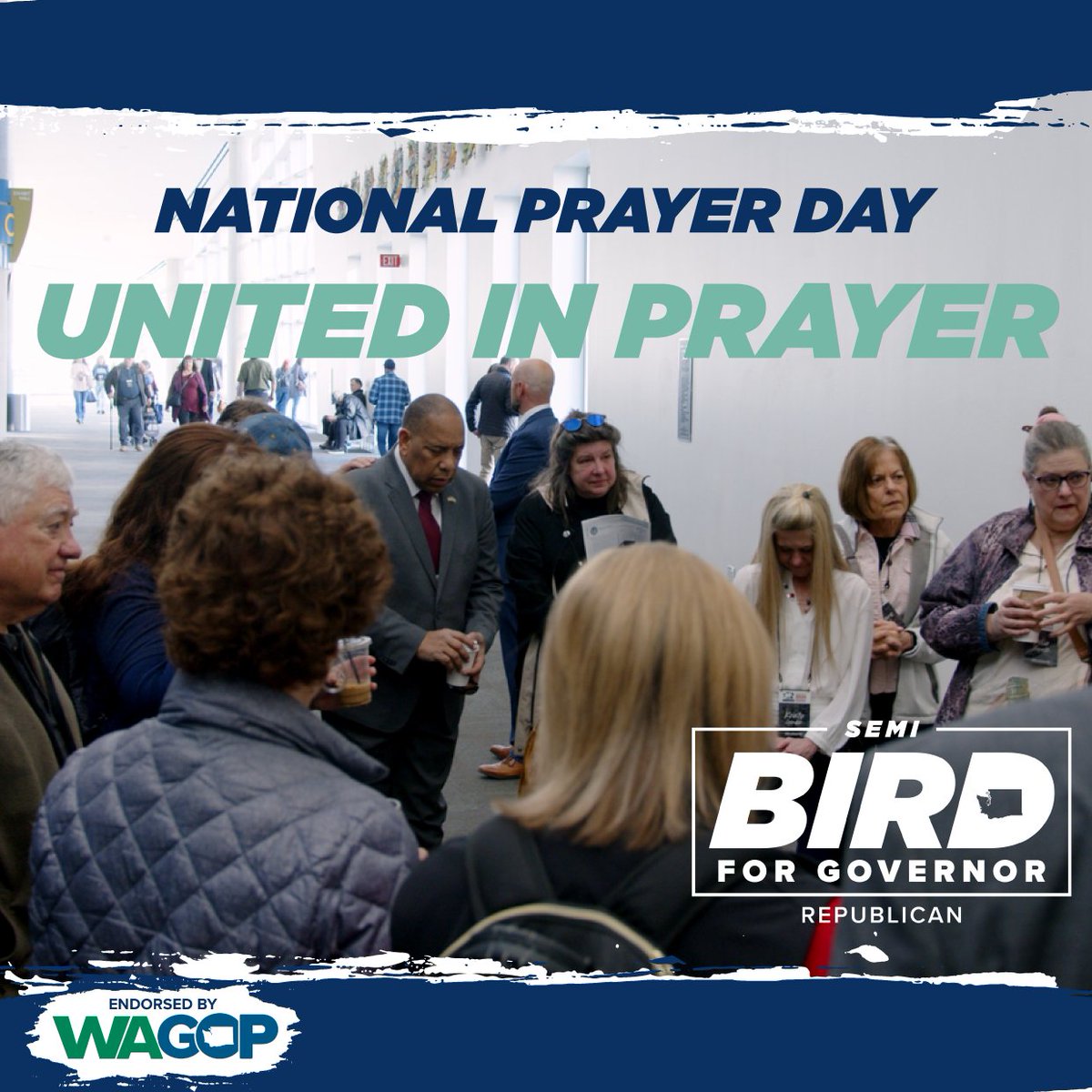 Have faith, for there is light on the horizon and a brighter and better future for Washington State. #nationalprayerday