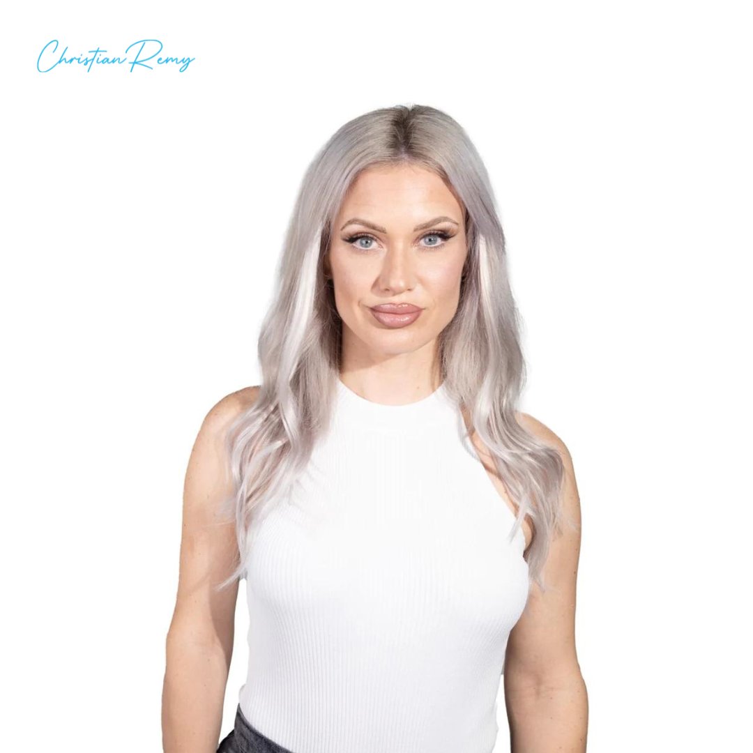 Go bold with ATHENA 16'' in Sterling Silver 🌟💇♀️. Top-quality Remy clip-ins for a dazzling, quick change. Shine bright, girl! ✨

#christianremyhair #hairgoals #shineon #hairextensions #voluminoushair #stronghair