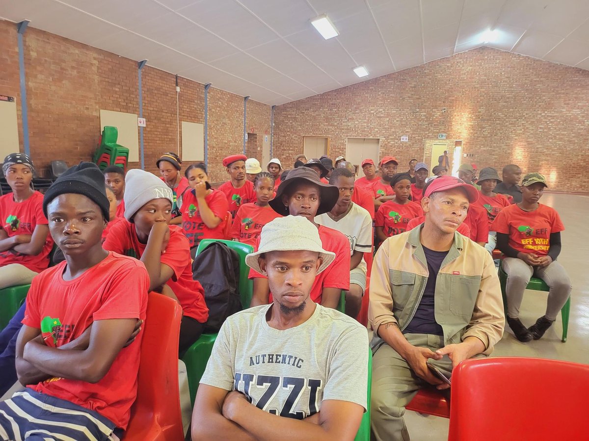 Ground forces of Sol Plaatjies are ready to deliver the EFF in power come 29 May 2024. #OurLandandJobsNowStopLoadshedding 
#VukaVelaVouta