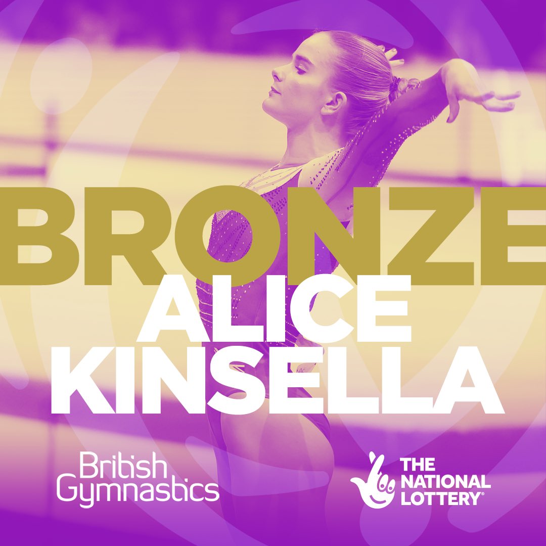 European all-around bronze for the absolutely brilliant Alice Kinsella 🥉