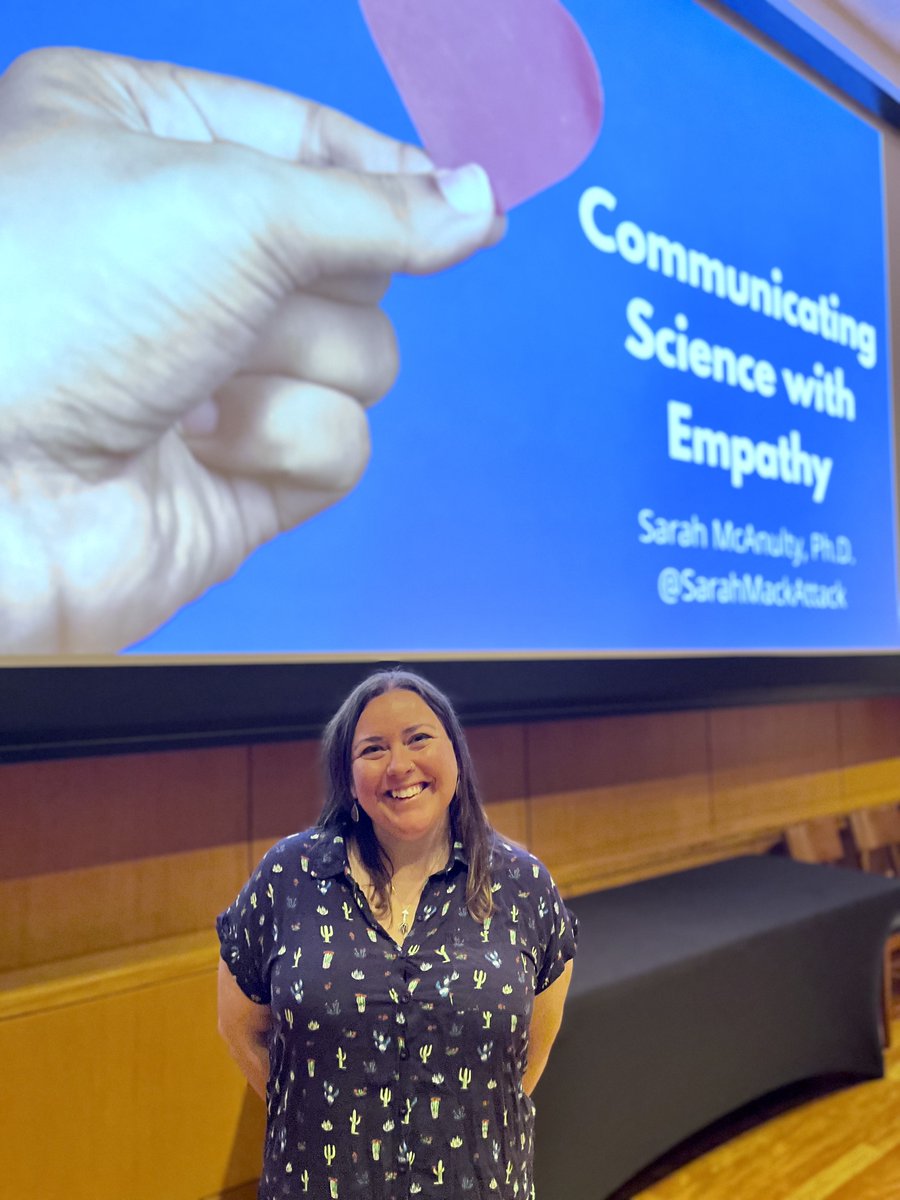 Stowers Institute (@sciencestowers) on Twitter photo Big thanks to Sarah McAnulty (<a href="/SarahMackAttack/">Sarah McAnulty, Ph.D</a>), founder of <a href="/SkypeScientist/">Skype A Scientist</a>, for an enlightening seminar today on 'Communicating Science with Empathy'! A valuable #SciComm lesson. π #science #biology Big thanks to Sarah McAnulty (<a href="/SarahMackAttack/">Sarah McAnulty, Ph.D</a>), founder of <a href="/SkypeScientist/">Skype A Scientist</a>, for an enlightening seminar today on 'Communicating Science with Empathy'! A valuable #SciComm lesson. π #science #biology