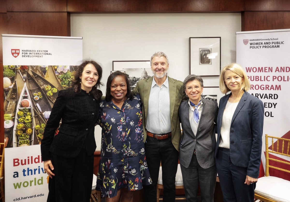 'Care is what allows the rest of the economy to work properly.' - @ClaudiaLopez on women as caregivers during our opening panel of #GEM24 with @JennWritesMoore from @GBHNews, @elianalaferrara, @LatanyaFrett (@RockPhilanth), @ClaudiaLopez, @equimundo_org's Gary Barker.