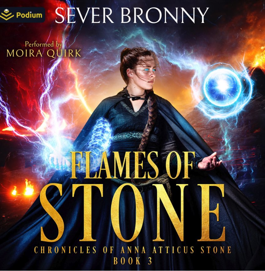 And here we go! Released this week @SeverBronny finished this trilogy off in style. Get your magic on! @PodiumAudio #audiobooks #yafantasy #narrator