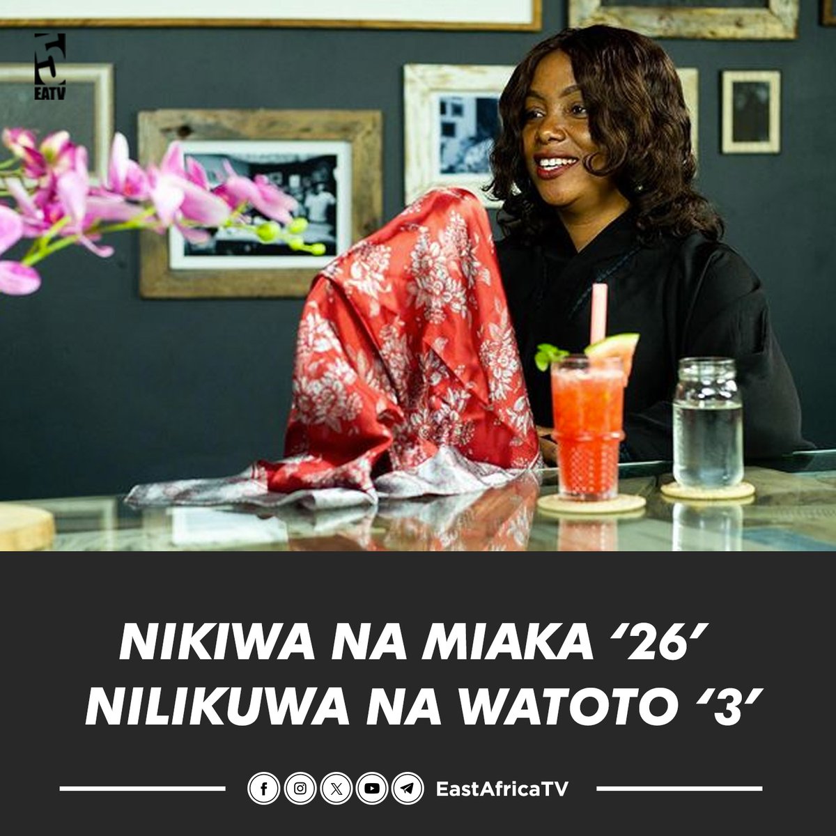 #SalamaNa: CHRISTINA SHUSHO AKIZUNGUMZIA UKWELI WA MAISHA YAKE
''I got married very early at a very young age, Na mimi nikiwa na miaka 20. I already had a baby by 26 nilikuwa na 3 kids and that was it, so by 26 kiumbe hapa nilikuwa na watoto watatu but guess what? sikuwa najijua…