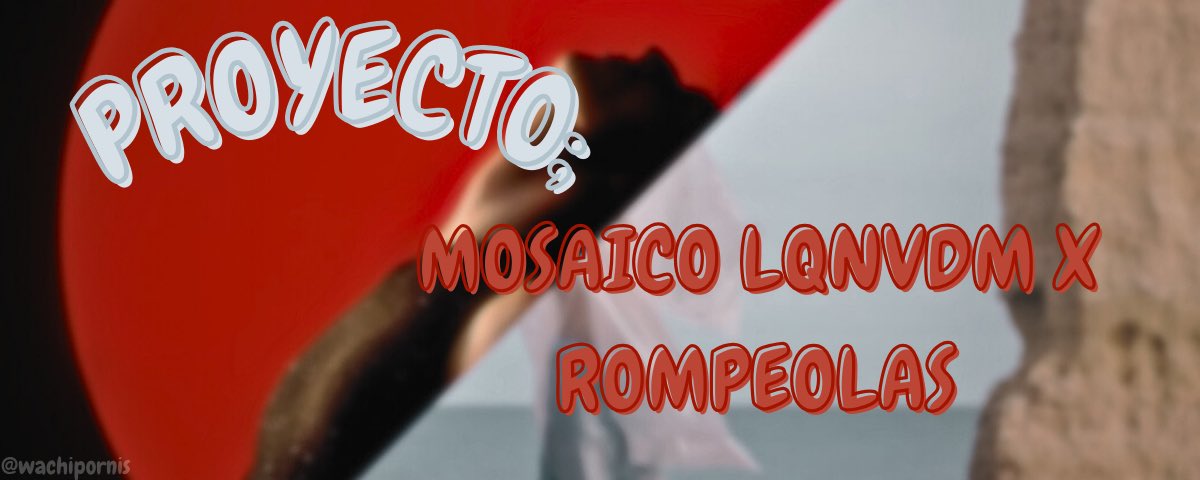 🌅❤️| HILO INFO DEL PROYECTO MOSAICO LQNVDM X ROMPEOLAS;

(RT para que llegue a mas gente!)

Hola !! He tenido una idea para un detalle que les podria gustar mucho a los majos (que ojala pueda incluso acabar dandoselo!) que es crear un mosaico con fotos que hagamos nosotras + 1/3