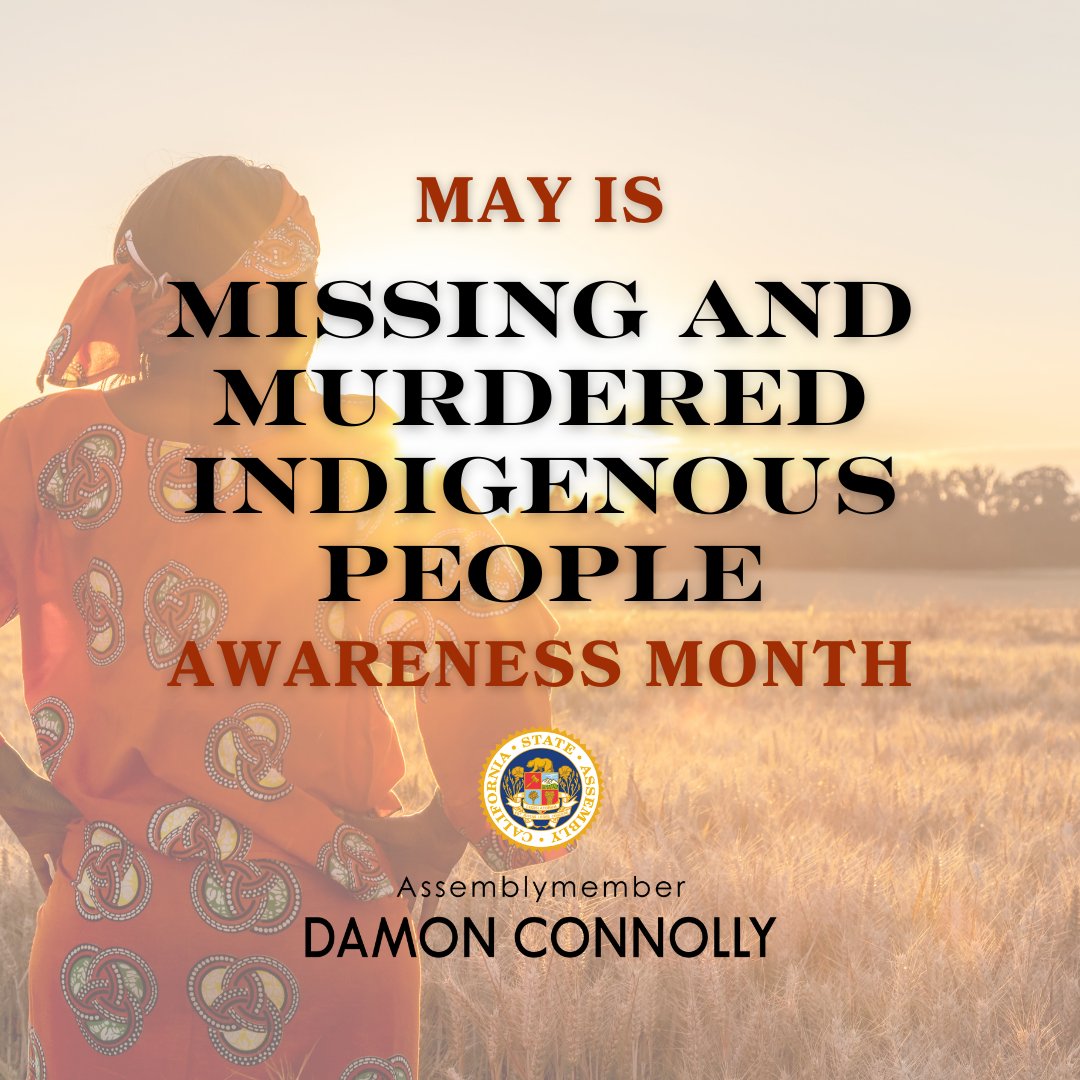 This morning we passed #ACR133 off of the Assembly Floor, designating May 2024 as California's Missing and Murdered Indigenous People Awareness Month. I'm proud to stand in support of this resolution that sheds light on the struggles of indigenous communities across CA. #MMIP