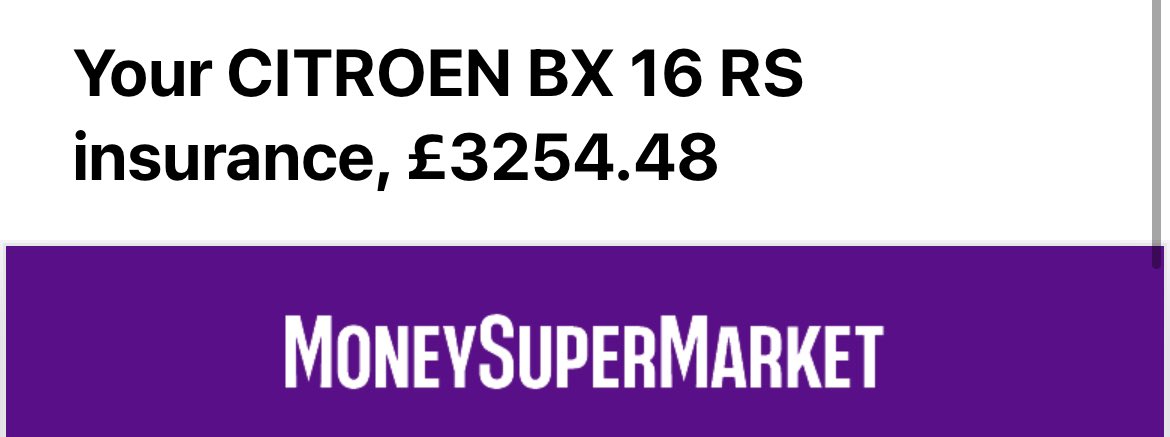 I love how often I get insurance renewals that are “due soon” just because I priced up how much it would cost. 

#weirdcartwitter can hold your tears - last year they wanted £8500 for 3000 miles social only.