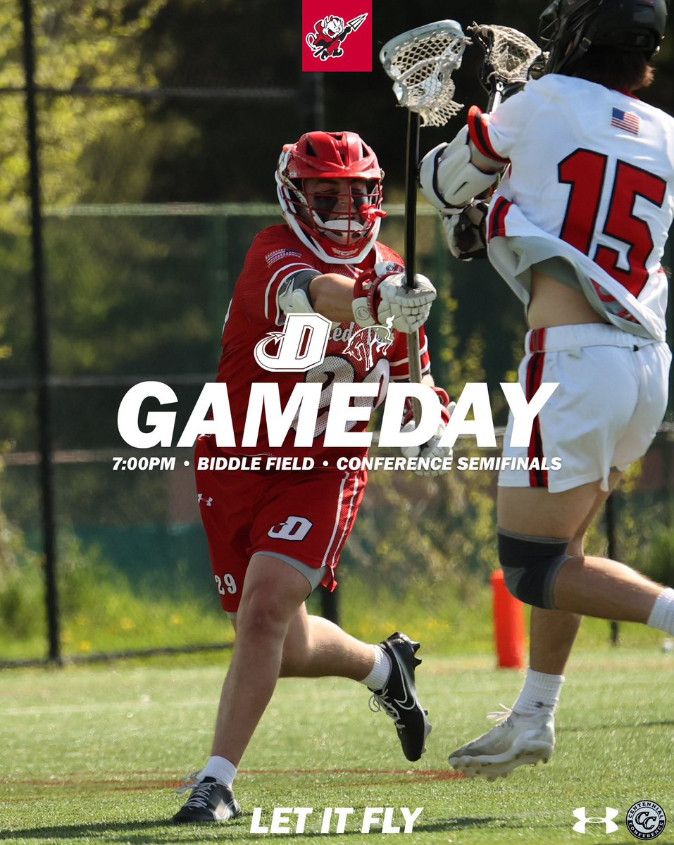 ‼️IT’S GAMEDAY‼️
•
The Red Devils host Muhlenburg back on Biddle Field in the <a href="/CentennialConf/">CentennialConference</a> semifinals at 7 PM 👹
•
#LIF
