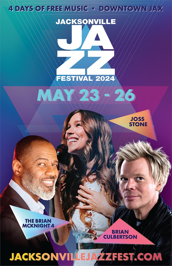 The Jacksonville Jazz Festival is back this Memorial Day weekend, May 23 - 26, bringing downtown Jacksonville to life with smooth tunes and vibrant rhythms! Free to attend, no ticket required! But if you're interested in VIP or Preferred Seating, visit JacksonvilleJazzFest.com