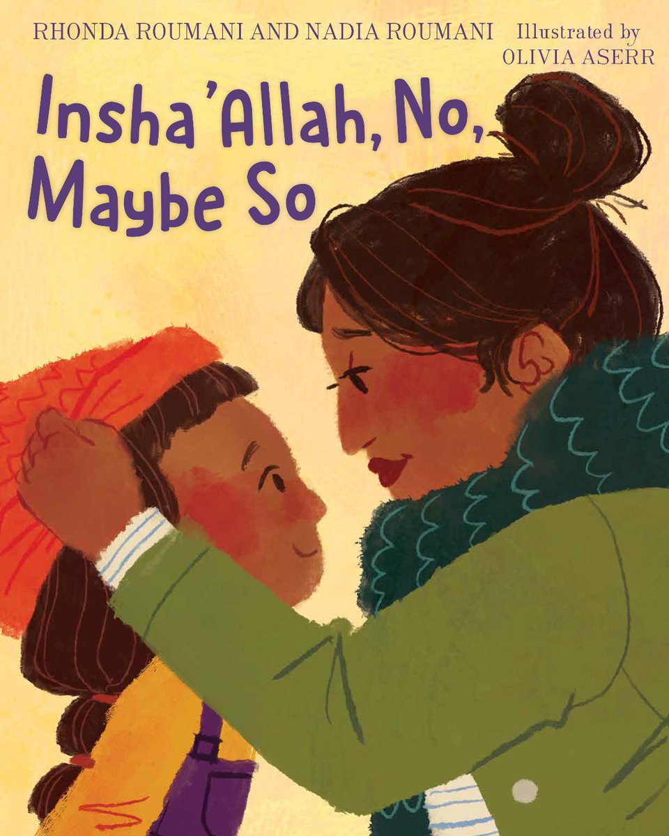 A sweet and playful picture book about a common Arabic word for life's uncertainties that will ring true for all families. INSHA'ALLAH, NO, MAYBE SO is coming this month! The perfect Mother's Day read! @rroumani holidayhouse.com/book/inshaalla… #picturebook