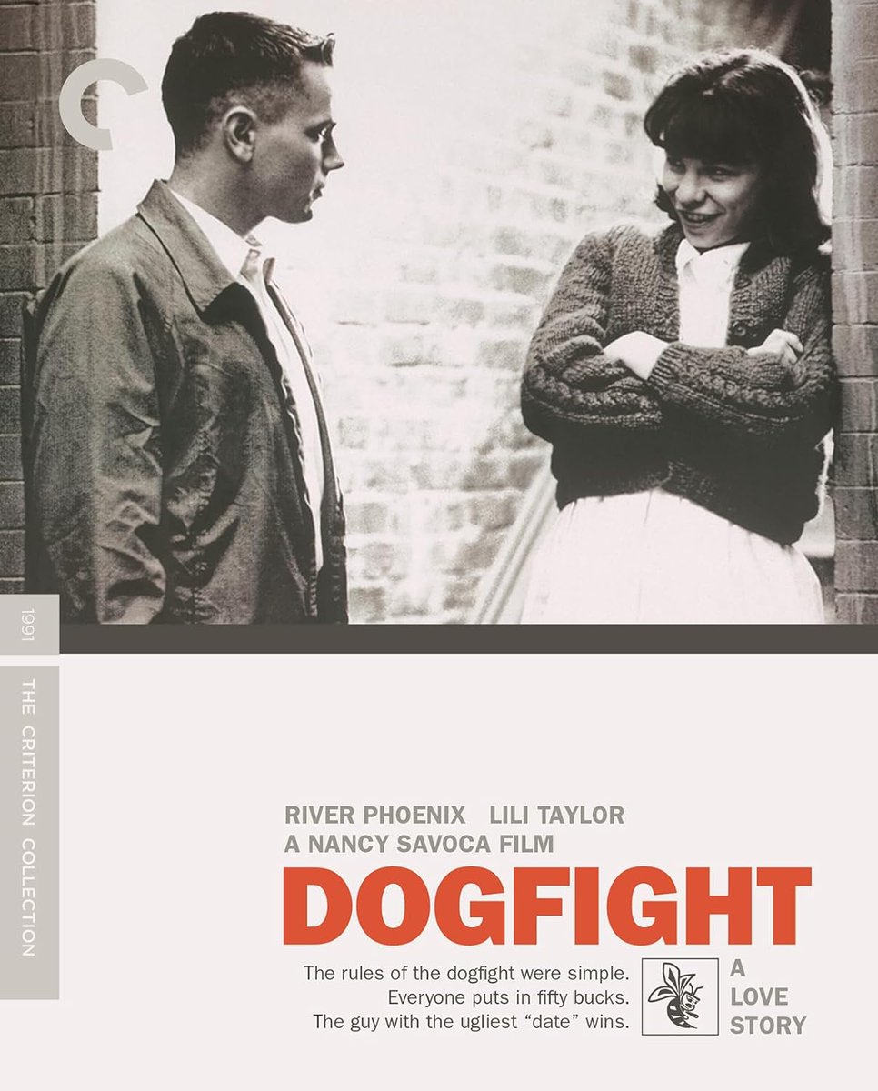 The coming-of-age period drama DOGFIGHT (1991) has been released on Blu-ray (The Criterion Collection) entertainment-factor.blogspot.com/2024/05/dogfig… #bluray #classicmovies #classicfilms #criterion #criterioncollection #dogfight #riverphoenix #lilitaylor