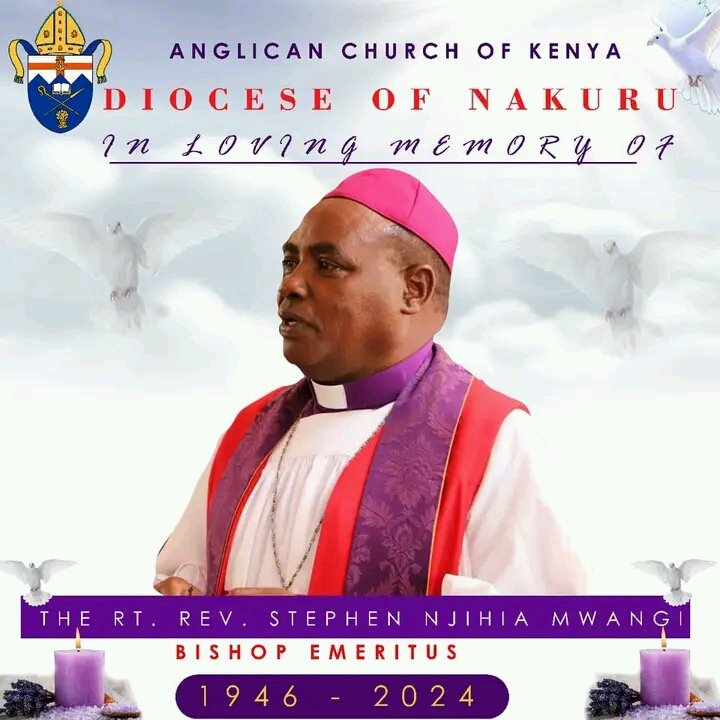 We are mourning the sudden death of our ACK Nakuru Bishop Emeritus Stephen Njihia. My condolences to the family friends and the church. May his soul rest in peace