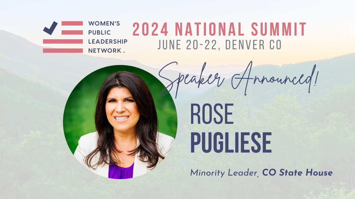 Get your #WPLNSummit tickets! Our 3rd National Summit is next month, &amp; we're excited to share the 1st of our speakers:

🎤 NM State Senator <a href="/CrystalRDiamond/">Sen Crystal Diamond Brantley</a> @NMSenateGOP
🎤 MT State Rep <a href="/CourtSprunger/">Courtenay Sprunger</a>
🎤 CO State Rep <a href="/RoseforCO/">Rose Pugliese</a>

Get your tickets today! ➡️ hubs.la/Q02vS4mv0