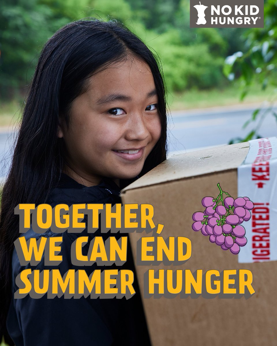 Summer has traditionally been the hungriest time for kids. @NoKidHungry is working to #EndSummerHunger by ensuring community organizations across the nation are equipped to provide meals to kids so they can thrive year-round. Read more: bit.ly/43OrSN5