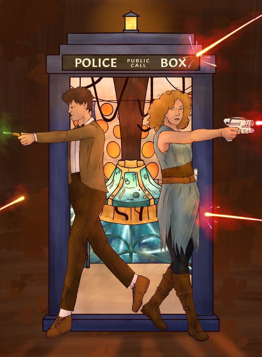 them <33
spent far too long on the tardis interior lol

#DoctorWho #eleventhdoctor #riversong