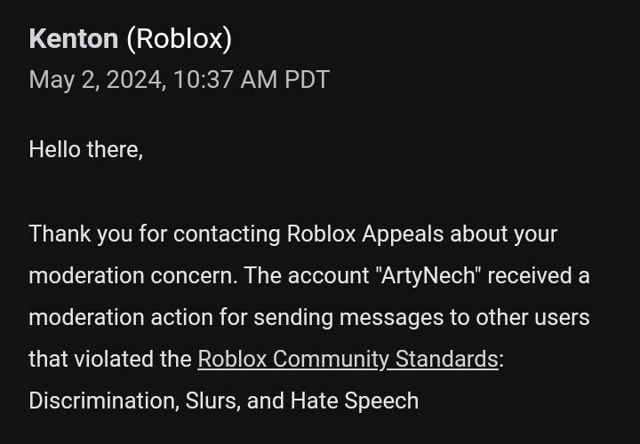 ArtyAbel's tweet image. apparently roblox thinks that &apos;Twink&apos; is a slur..

#roblox #robloxban #robloxmoderation #moderation #ban
