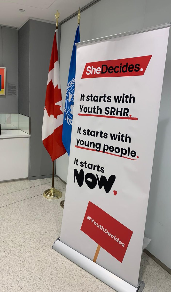 The goal is a better future, and it starts with #Youth #SRHR, it starts with #youngpeople and it starts now. It was fantastic to strategise with youth experts at the sidelines of #CPD57 - looking to the #Summitofthefuture. Thank you Govt of 🇨🇦 for hosting this important space.