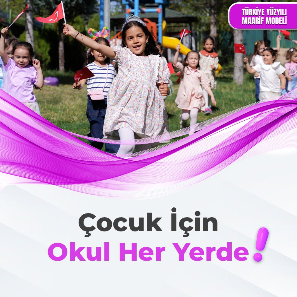 Çocuğun açık havadan faydalanmasını, hareket özgürlüğünü ve günlük güneş ışığı alım ihtiyacını sağlayarak sağlıklı olmasına destek olmak amacıyla ilk defa açık hava öğrenme merkezleri oluşturuldu. #KöklerdenGeleceğe