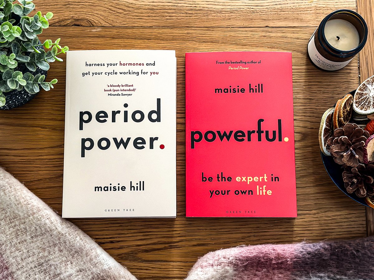 If you're a fan of Period Power by @MaisieHill_, then make sure you don't miss her new book Powerful! Out on 9th May, Powerful demystifies the science behind our stress hormones and offers practical guides for living a more resilient, empowered life. Pre-order your copy now.