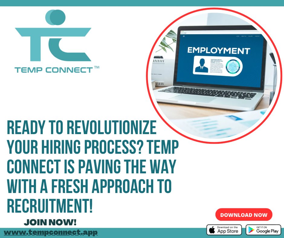 Temp Connect serves as a dynamic hub for connecting job seekers with employers, providing opportunities akin to those found at the unemployment office but with a modern, streamlined approach. 

#TempConnect #JobSeekers #Employers #CareerOpportunities #StreamlinedApproach