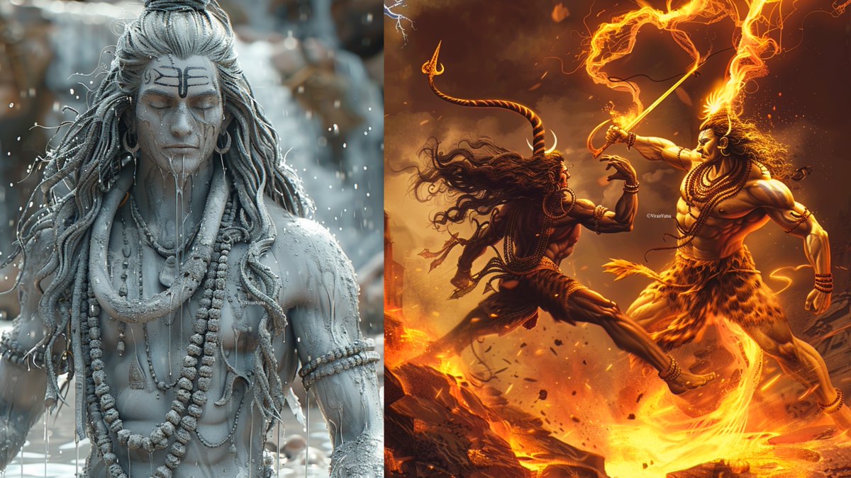 After Shiva’s SWEAT gave birth to a DANGEROUS Demon, he began to DESTROY all 3 worlds. Hindu Gods got together to capture him & 'pinned' the demon on Earth from all sides. Position in which he was captured gave birth to Hinduism's Science of Architecture, the “Vastu Shastra”…