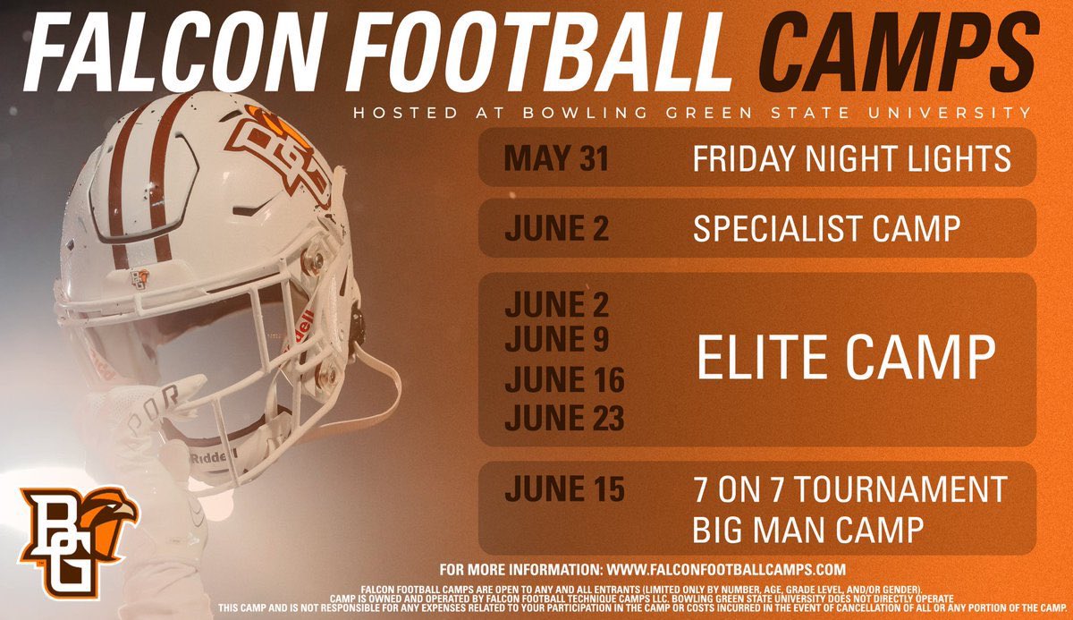 Thank you @rocanthony_ for the personal Camp invite to @BG_Football Camp!!! #GoFalcons