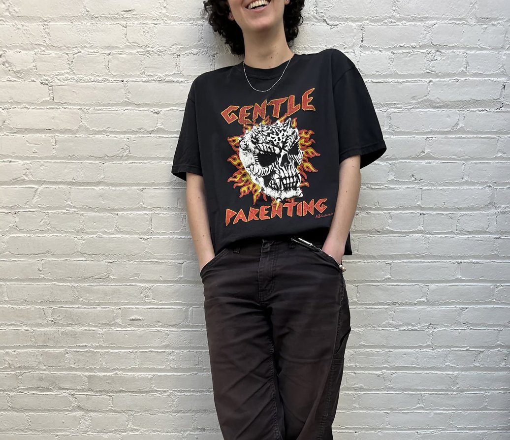 The #GENTLEPARENTING tee - available now at Shop Reductress: bit.ly/3TmaytT