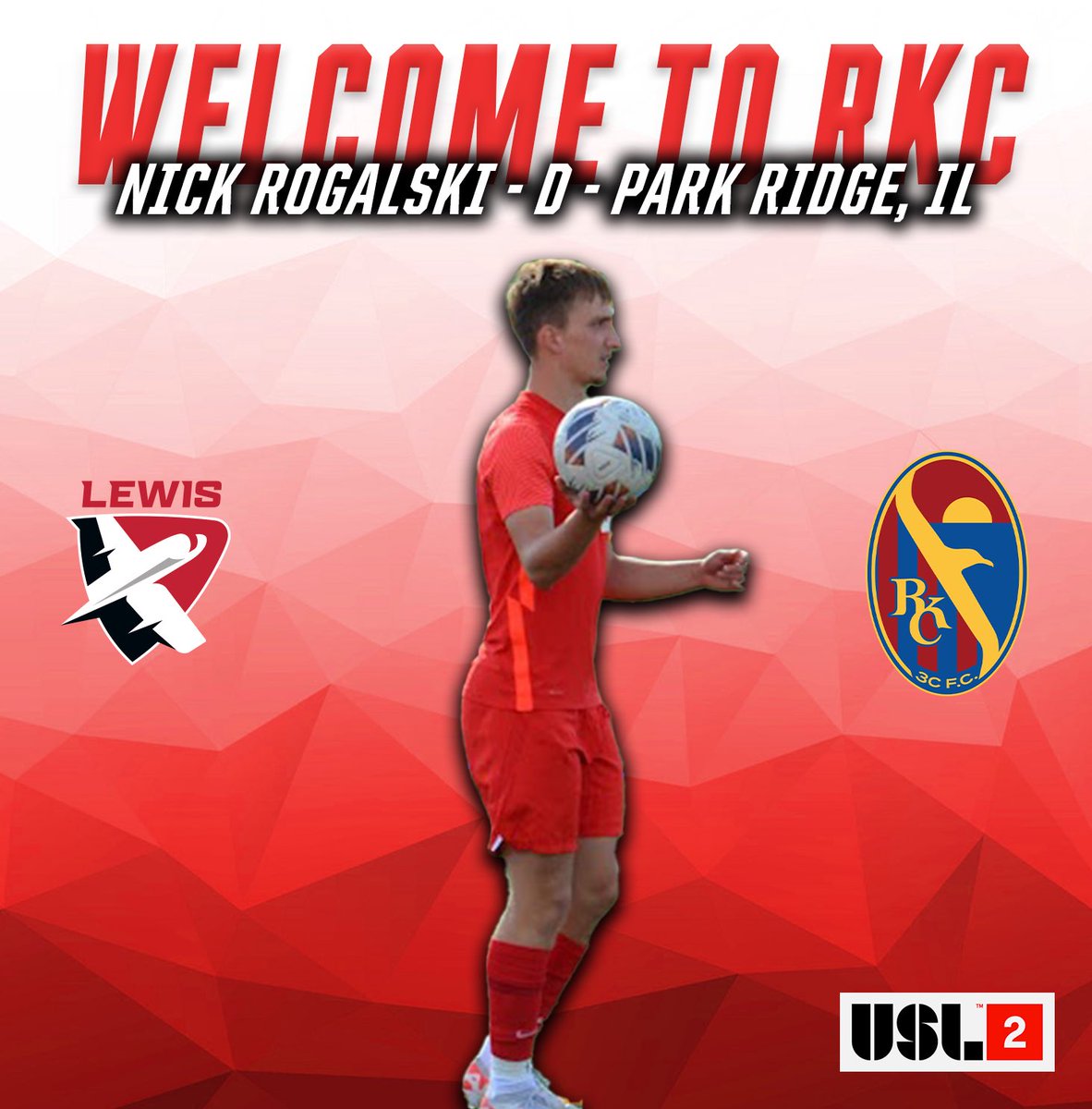 WELCOME, NICK! 

The @LewisMSoccer defender made 18 appearances in 2023, totaling 1640 minutes. 

(Pending League and Federation Approval)

#262Made | #Path2Pro
@USLLeagueTwo