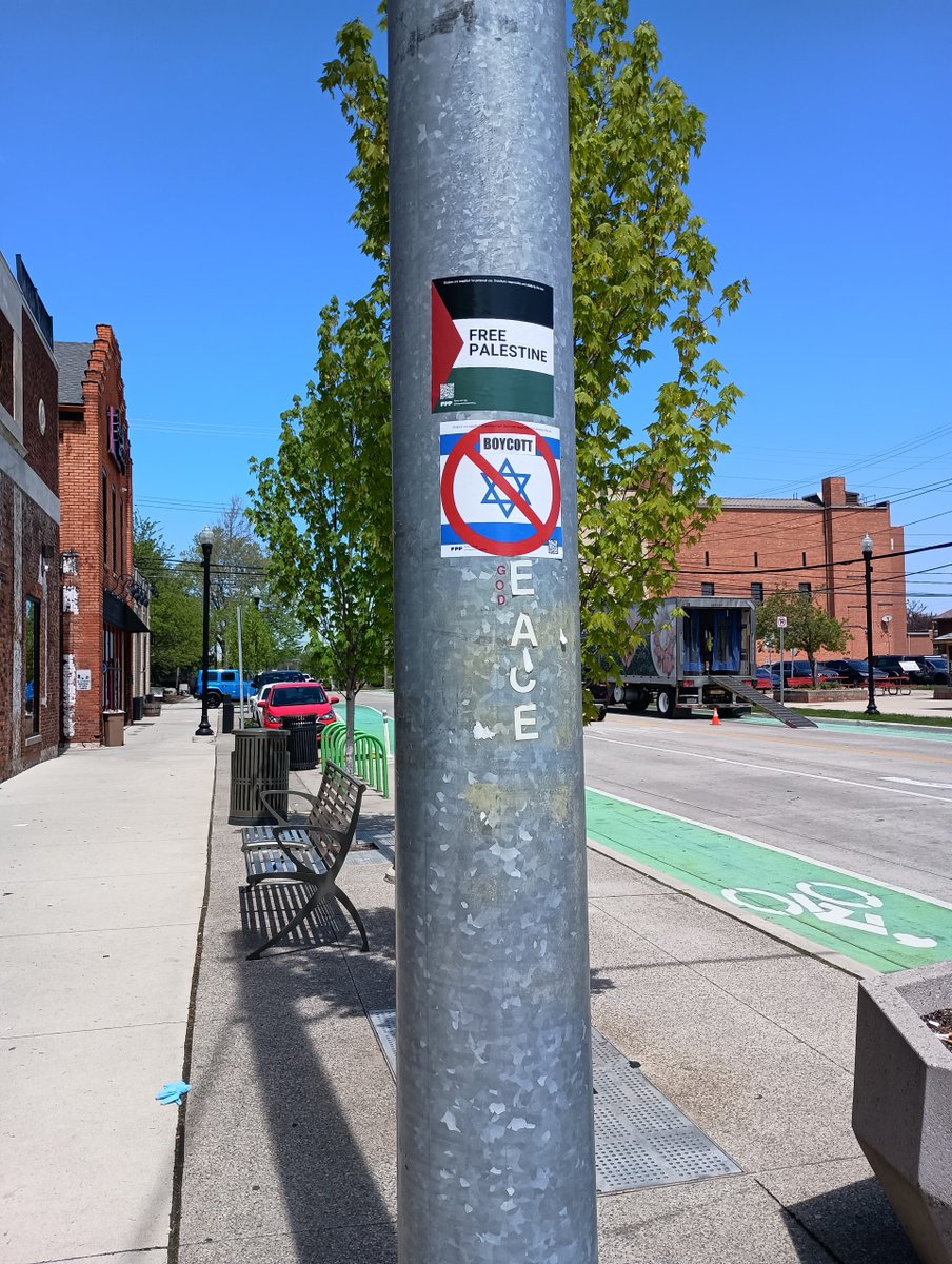 One of my Jewish listeners sent me this picture of a signpost he saw on the way to work in Dearborn, Michigan, just this morning.