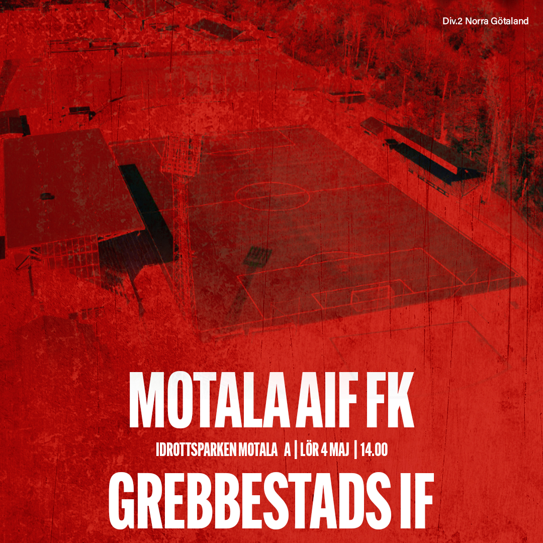 Motala AIF FK, en ny motståndare för GIF
grebbestadsif.se/nyhet/5308/mot…
<a href="/grebbestadsif/">Grebbestads IF</a>  <a href="/MotalaAIF/">Motala AIF FK</a>