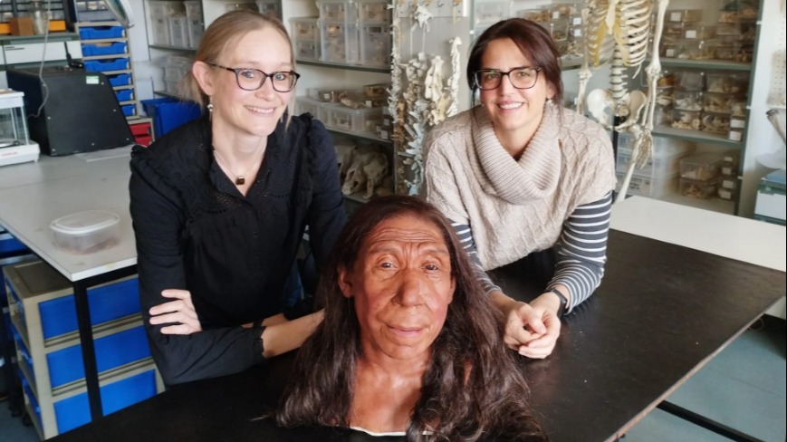 Reconstrueixen la cara d'una dona neandertal amb 200 fragments d'un crani del tot aixafat ccma.cat/324/reconstrue…