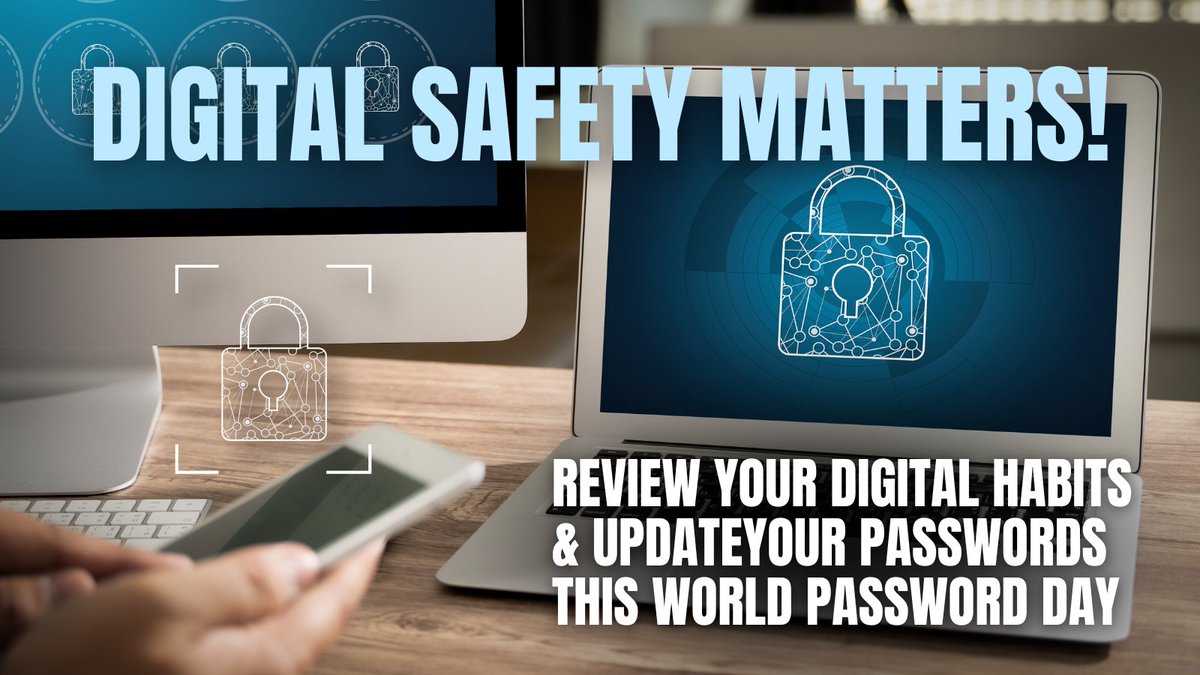 Safety comes in many forms! This #WorldPasswordDay, @FPSDHS encourages you to review your digital safety habits. Today is a great day to start by updating your passwords. Check out @CISAgov for more information and review their guide at cisa.gov/news-events/ne…