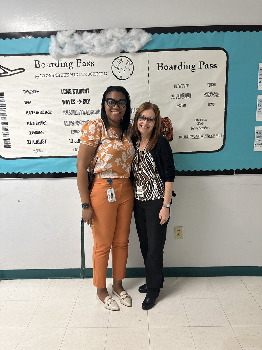 I had an awesome conversation /visit with @AzcarateDawn. I can’t believe the year went by so fast! It’s been a pleasure learning from you and growing in the process! #LEAD23-24Cohort #destinedtoLEAD  @BCPSLeadership @stoddlapace  @VerniccaWynter