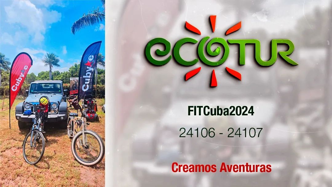 Destaca en #FITCuba2024 el área expositiva de la Agencia de Viajes @ecoturcuba. Conozca más sobre nosotros desde ecotur.travel y turnat.ecotur.travel #CreamosAventuras #turismodenatureza #JardinesdelRey @GrupoViajesCuba @JuannCarlosGG