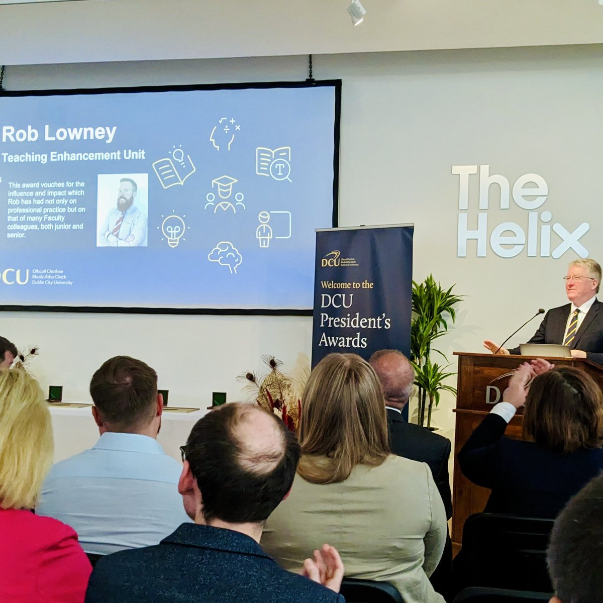 Rob L (he/him) (@lowneyrob) on Twitter photo Thrilled + humbled to receive an excellence award at #DCUPresidentsAwards today. So grateful to my nominators, my <a href="/TEU_DCU/">Teaching Enhancement Unit DCU</a> colleagues and <a href="/DaireKeogh/">Daire Keogh</a>.
I love helping <a href="/DCU/">Dublin City University</a> lecturers do amazing things in their teaching and look forward to continuing to do so for as long as I can☺️ Thrilled + humbled to receive an excellence award at #DCUPresidentsAwards today. So grateful to my nominators, my <a href="/TEU_DCU/">Teaching Enhancement Unit DCU</a> colleagues and <a href="/DaireKeogh/">Daire Keogh</a>.
I love helping <a href="/DCU/">Dublin City University</a> lecturers do amazing things in their teaching and look forward to continuing to do so for as long as I can☺️