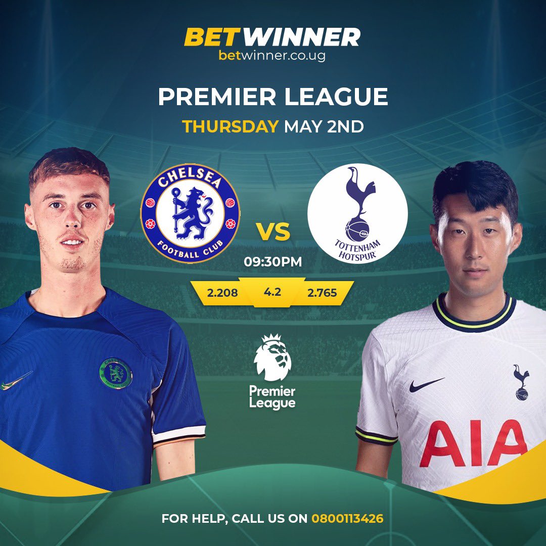 Chelsea Vs Spurs, what is your prediction? Follow this link bvlwzc.top/2by4 to join Betwinner family and place a bet tonight owangulle kilallu kubba Odd nsaava.