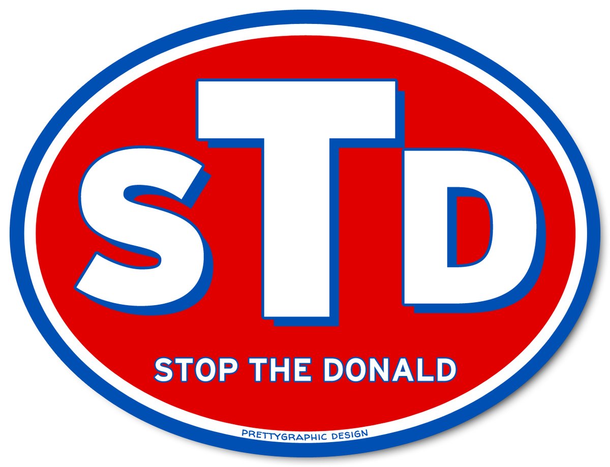 TheHausWorking's tweet photo. On โThrowback Thursdayโ I went through the sample box and found this sticker idea from 2020...
Maybe I should produce them...
#STD #StopTheDonald https://t.co/GdqZ6UmlTC